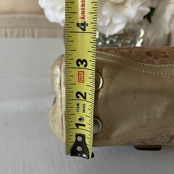 Coach Gold Metallic Madison Evening Bag - Picture 13 of 15